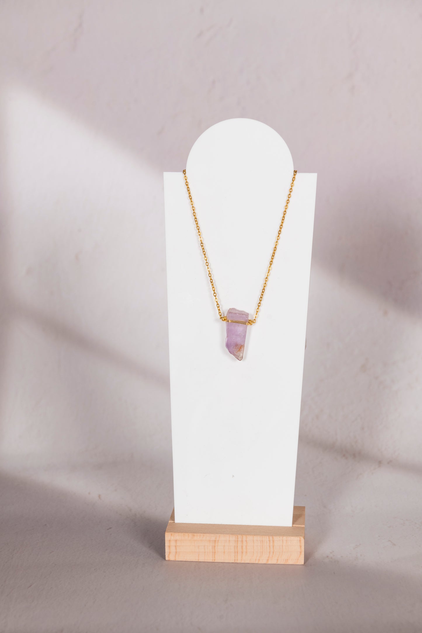 Collier en Pierre horizontal/vertical